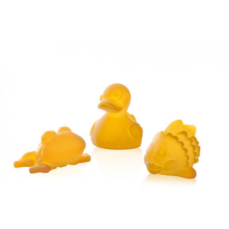 Bath toys HEVEA 3 pieces