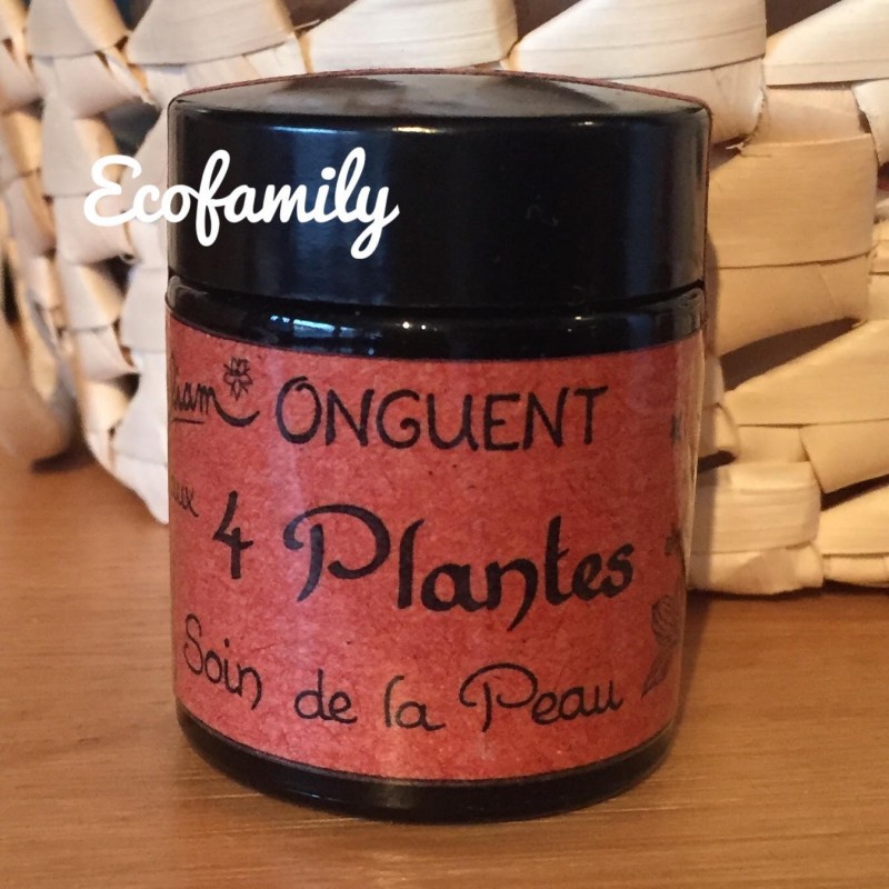 Onguent Cicatrisant 4 plantes 100% nauturel