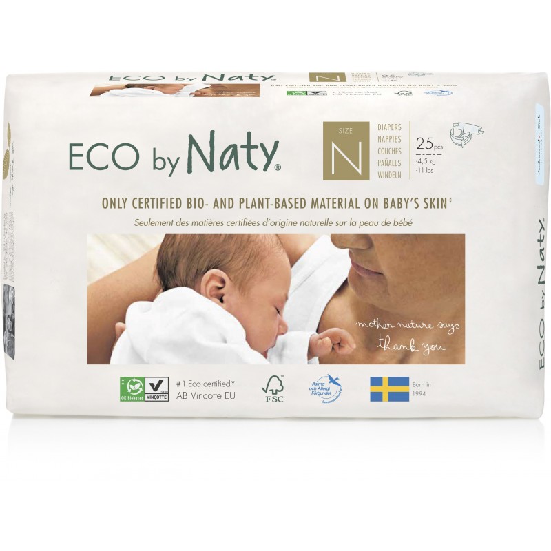 Eco by store naty newborn nappies