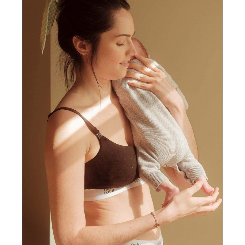 Absorbent nursing bra