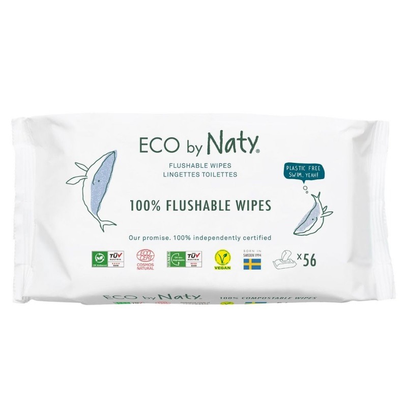 Naty Eco Feuchttücher für empfindliche Haut - Unparfümiert
