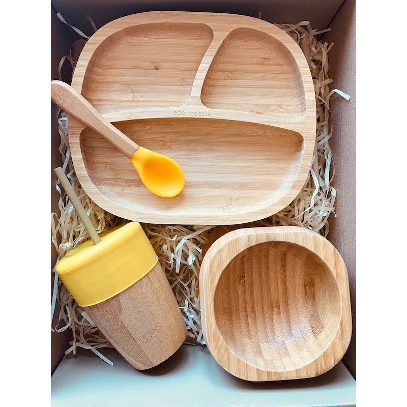 ECO RASCALS Set repas en bambou