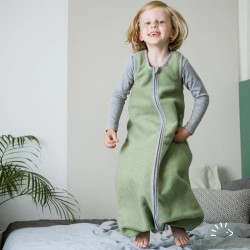 Sleeping bag with feet coton and wool