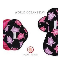 Waschbare Damenbinden Momiji Duo-Packung