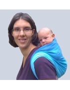 The carrying baby sling made with  twill weave